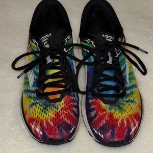 Women’s Brooks Launch 5 marathon Rock and roll series Tie-Dye Running Shoes